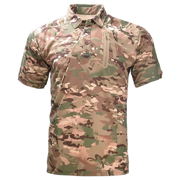 Military Polo Shirt Camouflage T-shirt