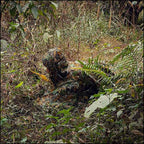 Woodland Camouflage Ghillie Hooded Poncho