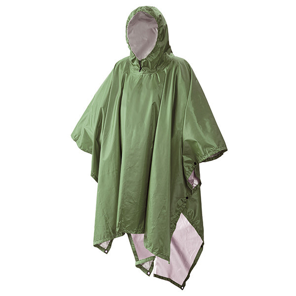 Green Military Poncho