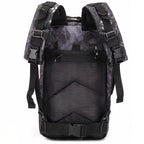 Black Digital Camo Tactical MOLLE Backpack