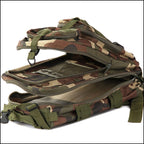 Tactical Woodland Camo Backpack with MOLLE
