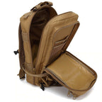 Coyote Brown Tactical Sling Backpack with MOLLE