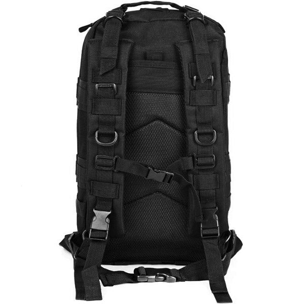 Black Tactical MOLLE Outdoor Backpack