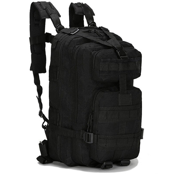Black Military Backpack 20L