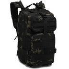 Black Camo Military Backpack