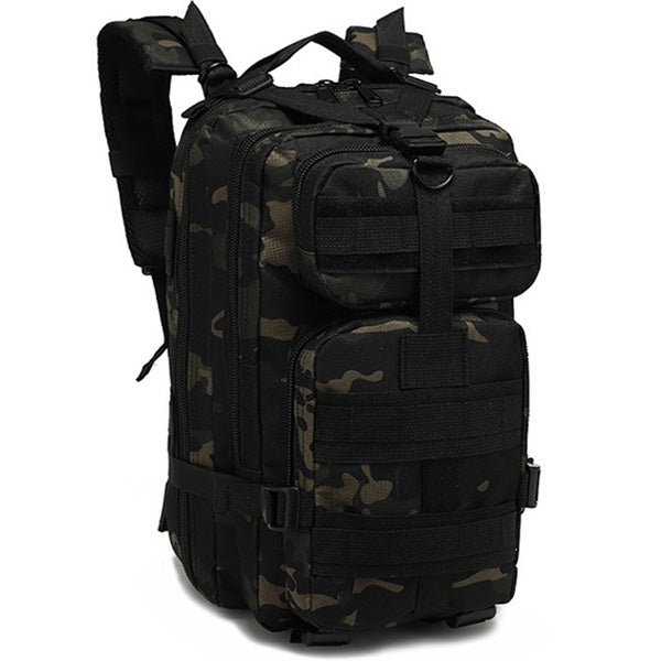 Black Camo Military Backpack