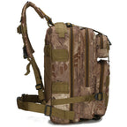 Outdoor Tactical Backpack with Tan Camo MOLLE