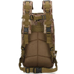 Outdoor Tactical Backpack with Tan Camo MOLLE