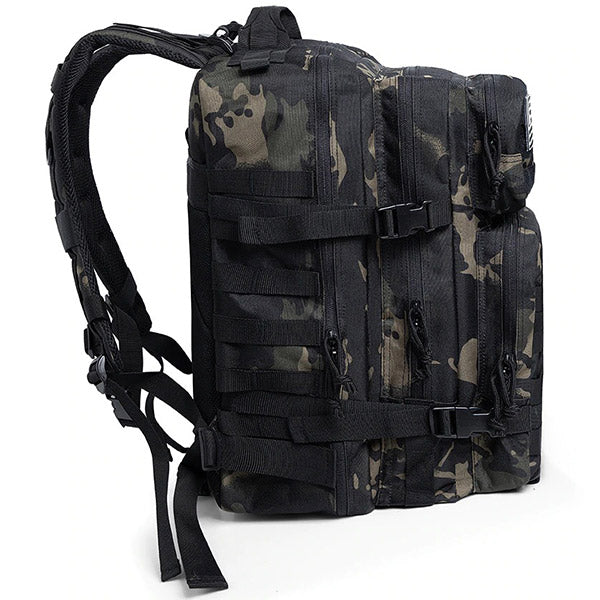 Tactical Dark Camo Molle Outdoor Backpack