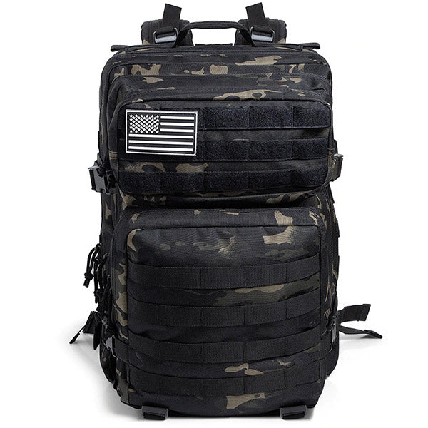 Tactical Dark Camo Molle Outdoor Backpack