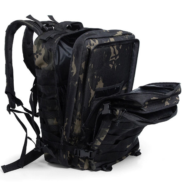 Tactical Dark Camo Molle Outdoor Backpack