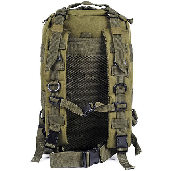 Olive Green Tactical Daypack with Molle System