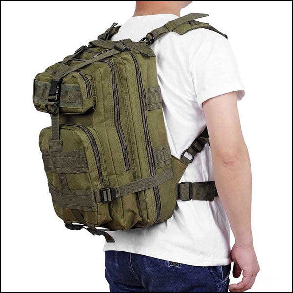 Olive Green Tactical Daypack with Molle System