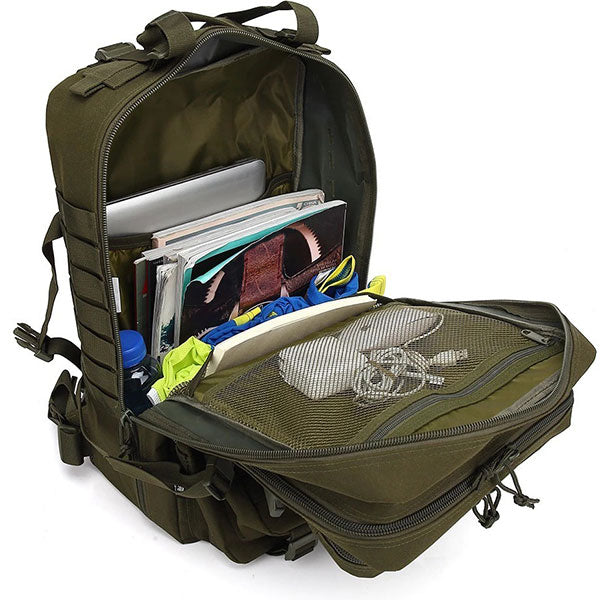 Heavy Duty Olive Green MOLLE Tactical Backpack