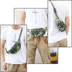Digital Camo Fanny Pack with Multiple Pockets