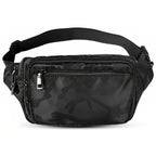 Military Camouflage Banana Bag - Black