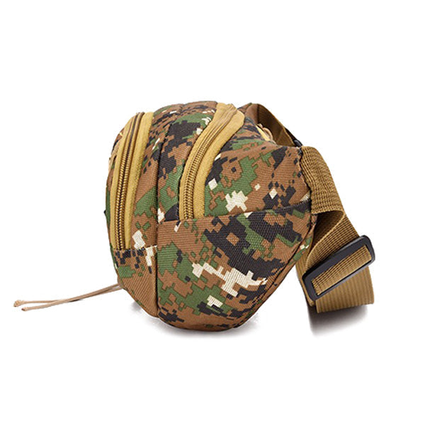Tactical Digital Camo Waist Bag with S.W.A.T. Patch