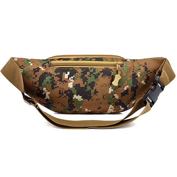 Tactical Digital Camo Waist Bag with S.W.A.T. Patch