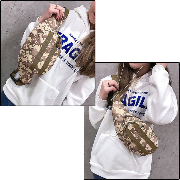 Tactical Desert Digital Camo Fanny Pack