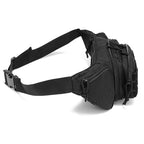 Black Tactical Multi-Pocket Waist Bag