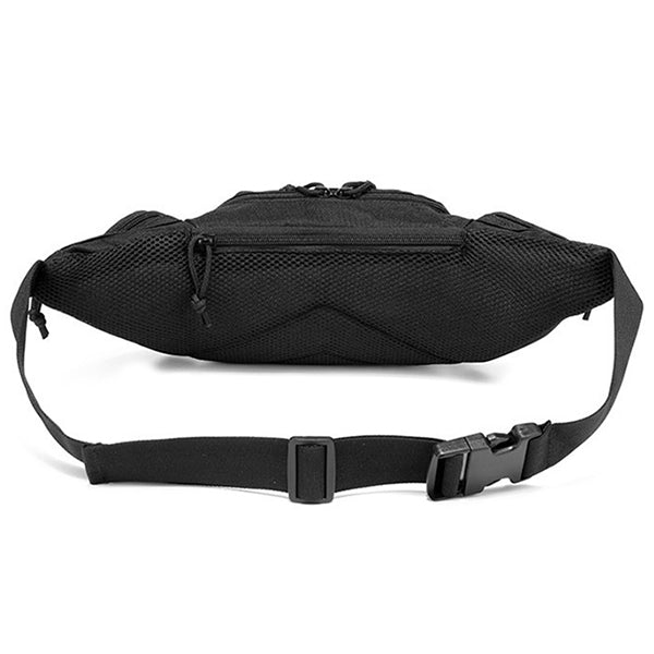 Black Tactical Multi-Pocket Waist Bag