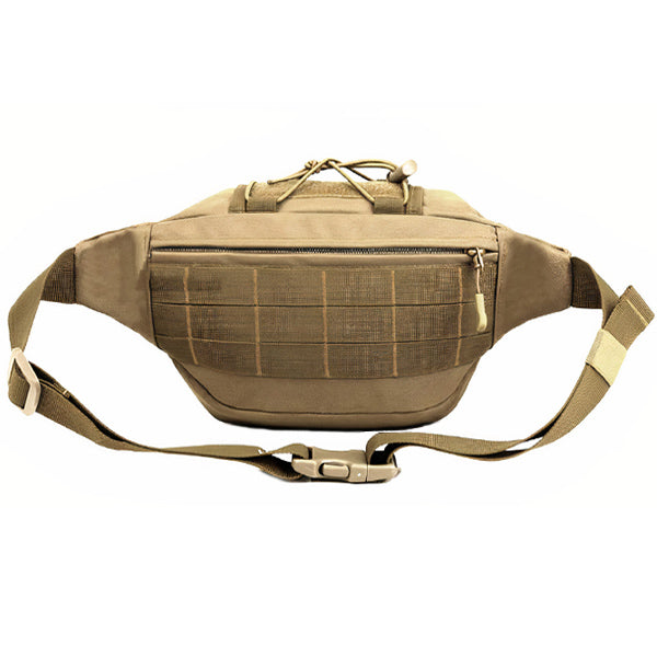 Tactical Khaki Multi-Pocket Waist Bag