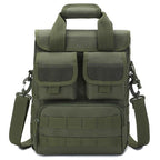 Tactical Olive Green Messenger Bag with MOLLE