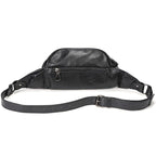 Unisex Orange Camo PU Leather Fanny Pack