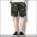 Men's Camouflage Loose Fit Cargo Shorts
