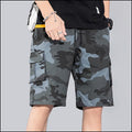 Blue Camouflage Shorts