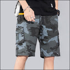 Blue Camouflage Shorts