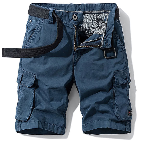 Men's Blue Cargo Shorts