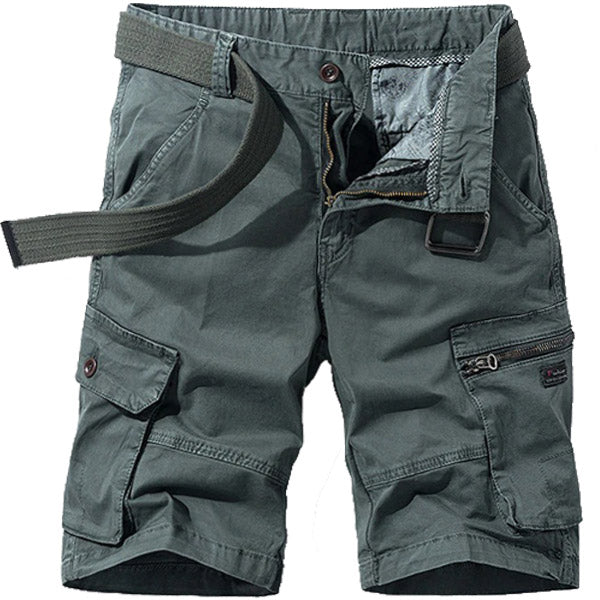 Grey Cargo Shorts