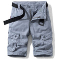 Men's Grey Cargo Shorts