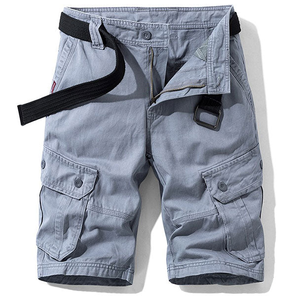 Men's Grey Cargo Shorts