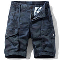Men's Blue Camo Cargo Shorts
