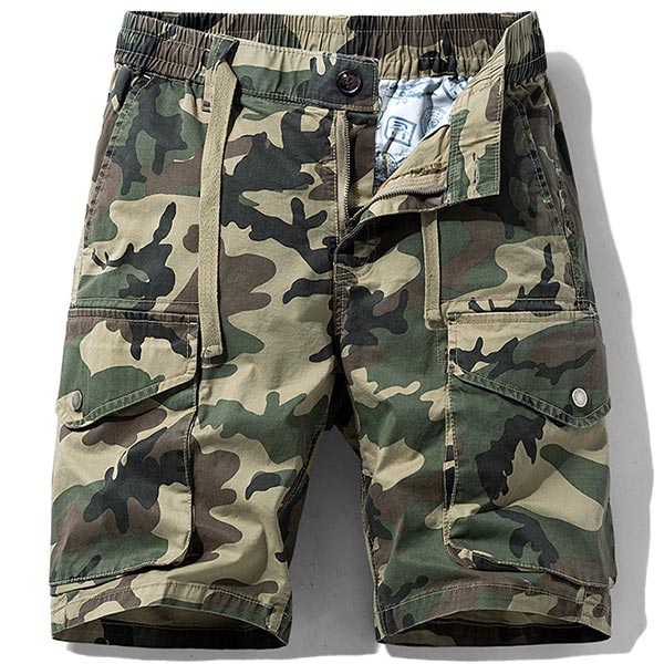 Men's Military Camouflage Cargo Shorts