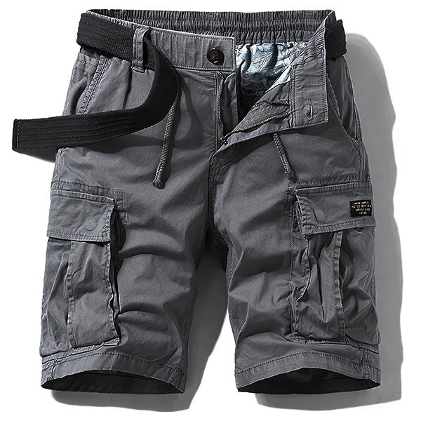 Men's Grey Cargo Shorts