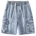 Men's Denim Cargo Shorts
