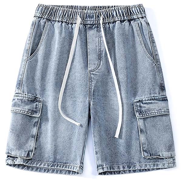 Men's Denim Cargo Shorts