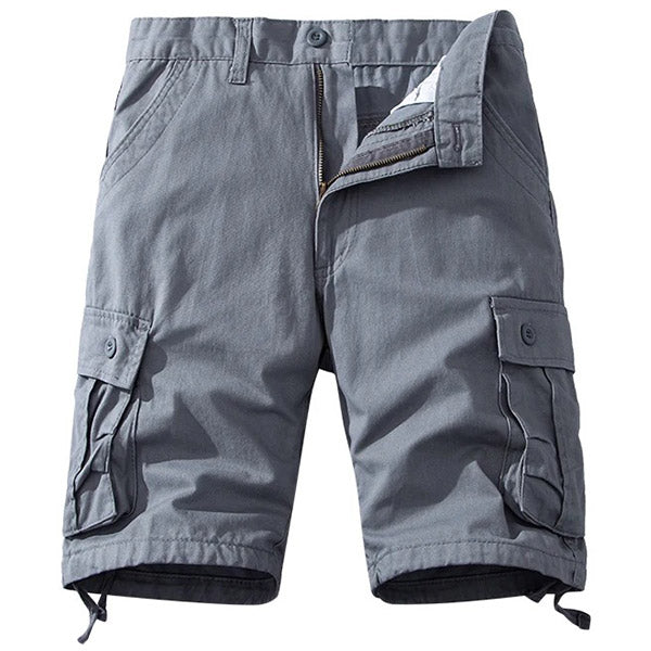 Men's Grey Comfort Cargo Shorts