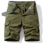 Men's Green Cargo Shorts