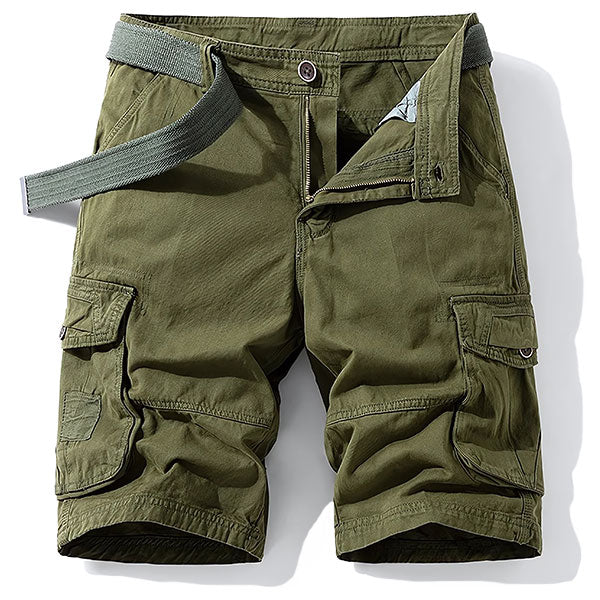 Men's Green Cargo Shorts