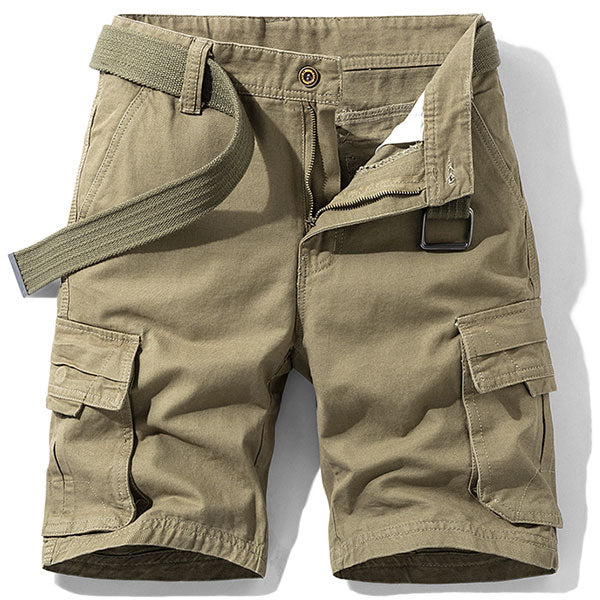 Men's Khaki Cargo Shorts