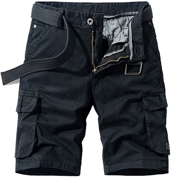 Men's Black Cargo Shorts