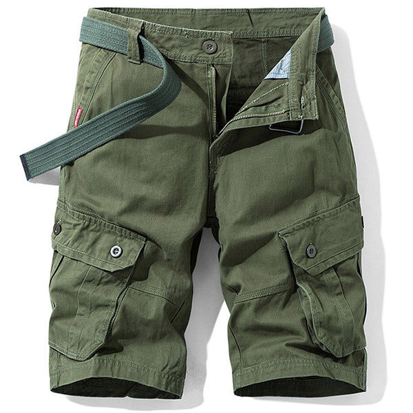 Men's Green Cargo Shorts