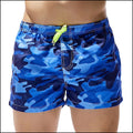 Camouflage Beachwear Shorts Blue