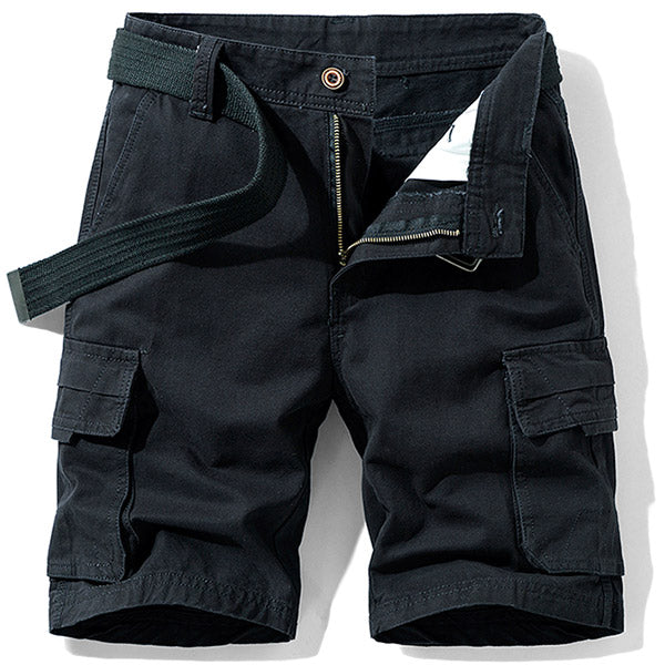 Men's Black Cargo Shorts