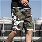 Men's Army Green Camouflage Cargo Shorts