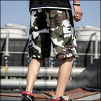 Men's Army Green Camouflage Cargo Shorts